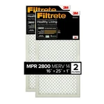 Filtrete 16X25X1 Air Filter, Mpr 2800, Merv 14, Healthy Living Ultrafine Part.... Fixed Price $77.57.