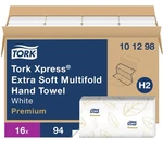 Tork 101298 2-PLY Xpress Extra Soft Multifold Towel White H2 (16/CARTON). Fixed Price $52.90.