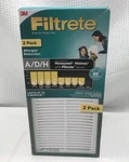 2-PK Filtrete A/d/h Hepa Allergen Reduction Air Purifier Filter Honeywell Holmes. Fixed Price $17.87.