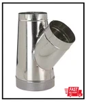 Master Flow 8IN. To 6X6 Inch Wye Galvanized Steel 2 Round Air Ducts Transition. Fixed Price $26.50.