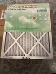 Naturalaire Furnace Pleated Filter 16X20X1 Pack Of New. Fixed Price $36.99.