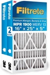 Filtrete 16X25X5 Furnace Air Filter, Merv 13, Mpr 1900, Premium Allergen, .... Fixed Price $39.99.