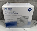 Fette Premium Hepa Air Purifier Filters HRF-3 6-PACK New. Fixed Price $28.90.