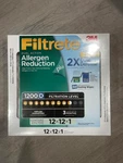 Filtrete 12X12X1 Allergen Reduction Filters Merv 11 - 4 Pack. Fixed Price $39.99.