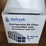 4 Pack Refresh Refrigerator Air Filter Replacement R-9918 Fits Kenmore & Lg. Fixed Price $14.95.