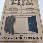 Filter Included Heavy Duty Steel Return Air Grille For 1-INCH 16 X 20. Fixed Price $33.96.