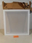 Air Filter Grille, Outside: 25-3/8", Inside: 22", W:1-3/4", Box. Fixed Price $135.00.