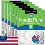 Nordic Pure 12X30X1 Actual Size 11 7/8 29 3/4 Pleated Air Filters Merv. Fixed Price $198.26.
