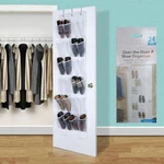 24 Pocket Over The Door Shoe Organizer Rack Hanging Storage Space Saver Hanger. Fixed Price $11.99.