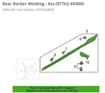 New Oem Side Spoiler Air Dam Rocker Molding Kia Sedona 2006-2014 Rh 87762-4D000. Fixed Price $249.99.