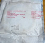 Ludlow Corp MIL-B-131H, Piston Ring Set, #DAAECF-80-C-0211. Fixed Price $20.25.
