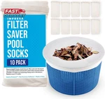 Impresa Pool Skimmer Socks 10-PACK Reusable Nylon Mesh Filter For. Fixed Price $14.47.