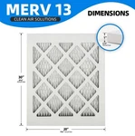 Chenzhit 5 Pack 20X30X1 Furnace Air Filters Merv 13 Mpr 1900 Fpr 10. Fixed Price $44.99.