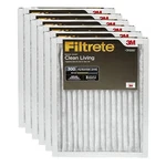 Filtrete Clean Living Basic Dust Filter, Mpr 300, 16 X 25 1-INCHES 6-PACK. Fixed Price $54.99.