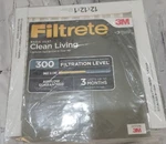 3M Filtrete 12X12X1 Merv 5 300 Mpr Clean Living Air Filters BD10-6PK-1E New. Fixed Price $27.99.