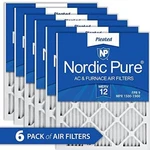 Nordic Pure 16X20X1 Merv 12 Pleated Furnace Air Filters Pack. Fixed Price $74.19.