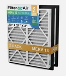 20X24X3 Merv 13 Pleated Air Filters Replacement Pack. Fixed Price $56.99.
