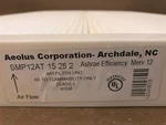 New Aeolus Corporation SMP12AT 15X25X2 Merv Air Filter 5-CASE. Fixed Price $50.00.
