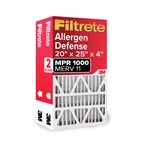 Filtrete 20X25X4 Furnace Air Filter Mpr 1000 Merv 11 Fits Honeywell. Fixed Price $86.38.