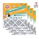 Air Filter Odor Allergen, Pollen, Pet Dander Control, 20 X 30 1 In. (8-PACK). Fixed Price $99.99.