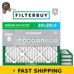 Filterbuy 20X20X1 Air Merv 8 4-PACK. Fixed Price $56.99.