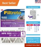 Premium 20X25X5 Hvac Air Filter Mpr 1550 Eco-friendly Filtration Solution. Fixed Price $54.89.