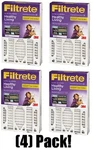 (4) 3M NDP03-4IN Filtrete Allergen Reduction 20" X 25" 4" Furnace Air Filters. Fixed Price $193.78.
