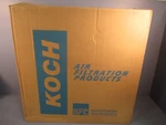 Koch Pleated Furnace Air Filters (qty 12) In Box 25X25X1 102-041-014. Fixed Price $129.99.