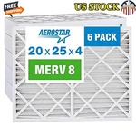 Merv 8 Pleated Air Filter 20X25X4 Pack Of 6 High Efficiency Dust Removal. Fixed Price $132.80.