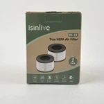 Isinlive 3-STAGE True Hepa Air Filter BS-03, 2-PACK. Fixed Price $9.99.