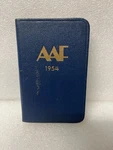 Vtg 1954 American Air Filters Aaf Pocket Calendar. Fixed Price $19.99.