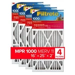 Filtrete 16X25X2, Furnace Air Filter, Mpr 1000, Micro Allergen Defense, 4 .... Fixed Price $87.68.