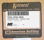 Aaf Flanders Astrocel Hcx Air Filter 550-205-004 24X24X11.5. Fixed Price $199.88.