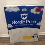 20X20X1 (19 1/2X19 1/2) Pleated Merv 12 Air Filters 6 Pack - New Open Box. Fixed Price $49.99.