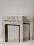 (2 Pack) Alen Fresh Hepa Air Filter For Breathesmart 45I And Flex Activated Carb. Fixed Price $69.00.
