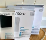Two Kenmore 83187 Hepa Filters, Carbon 83153 Pre-filter For Air Purifier 83394. Fixed Price $15.00.