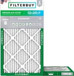 12X20X1 Air Filter Merv 8 2-PACK Dust & Allergy Defense Hvac Replacement. Fixed Price $50.95.