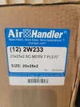 Air Handler 2W233 Pleated FILTER,20X25X2,MERV 7 12PK. Free Ship L48. Fixed Price $119.99.