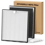 Knka APH4000 Air Purifier Replacement Filters H13 Hepa & Carbon, 2PACK. Fixed Price $50.52.