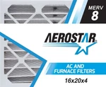 Aerostar 16X20X4 Merv 8 Pleated Furnace Air Filter, Pack. Fixed Price $200.00.