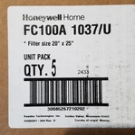 Honeywell Home FC100A 1037/U 11 Merv Replacement Furnace Filter 20X25X4, Pk. Fixed Price $76.49.