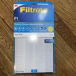 Filtrete F1 Room Air Purifer Filter, True Hepa Premium Allergen, Bacteria, Virus. Fixed Price $22.50.