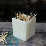 Natural Rosso Levanto Marble Square Stora Container For. Fixed Price $51.99.