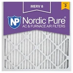 20X20X1 Merv 8 Nordic Pure Pleated Air Filter Pack. Fixed Price $45.25.