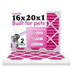 Colorfil 16X20X1 Air Filter 2-PACK Changing Pet Odor Removal. Fixed Price $52.89.