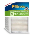 Filtrete Furnace Air Filter, Mpr 700, Merv 8, Tough 20X25X1, White. Fixed Price $112.49.