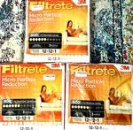 Pack Filtrete 3M 12X12X1 800 Mpr Micro Particle Reduction Filters - New. Fixed Price $20.00.
