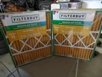 Lot Two Filterbuy 20X25X5 Air Filters Merv 11 New In Box!. Fixed Price $79.99.