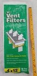 Web Pack Vent Filters 4X12 Factory Sealed New White 90 Day. Fixed Price $6.70.
