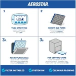 Air Conditioning Filter Merv 8 - 6 Pack. Fixed Price $69.99.
